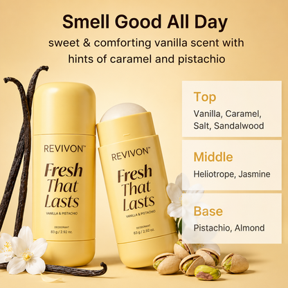 REVIVON™ Deodorant Stick – Vanilla & Pistachio