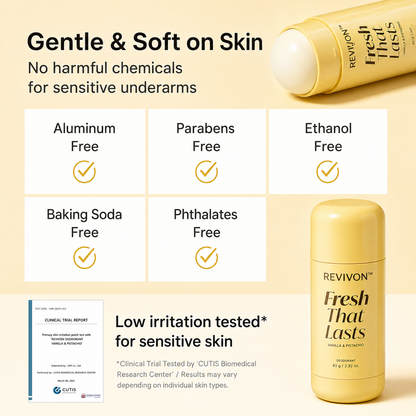 REVIVON™ Deodorant Stick – Vanilla & Pistachio