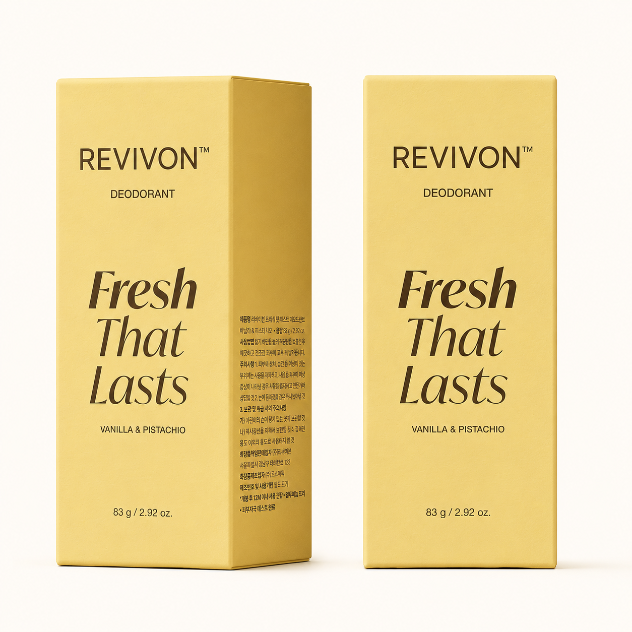 REVIVON™ Deodorant Stick – Vanilla & Pistachio